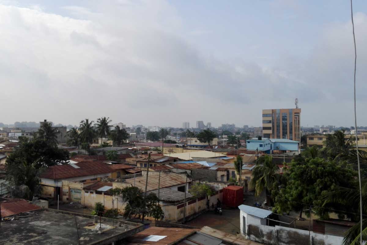 Blick über Lomé